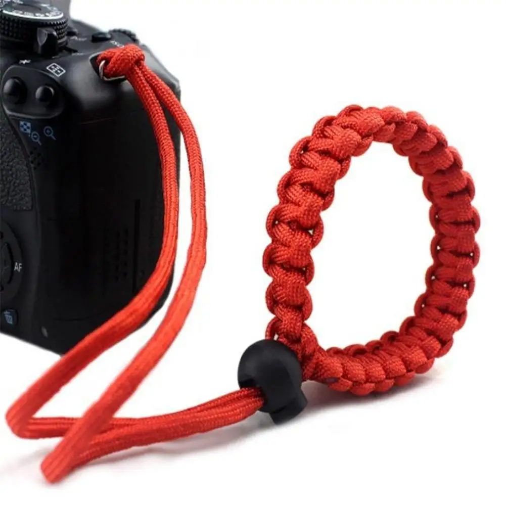 Новейший ремешок для цифровой камеры ремешок на запястье ручка Паракорд плетеный браслет для Nikon Canon sony Pentax Panasonic DSLR