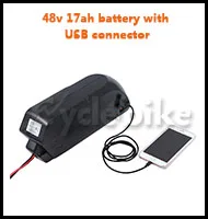 48v 17ah battery with USB connector