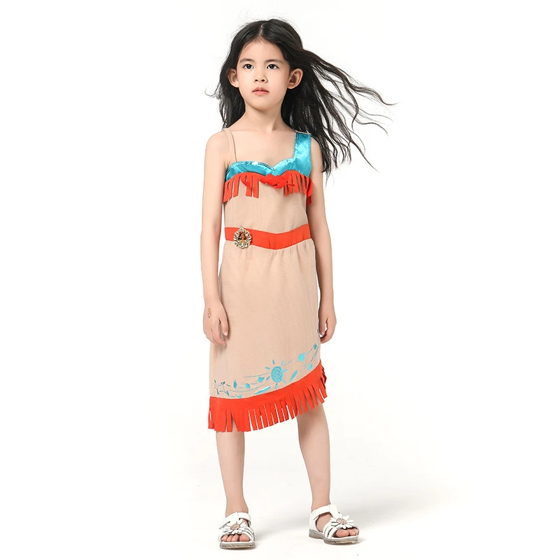 especificación sagrado Independencia Disfraz de princesa india para niños y niñas, vestido de Pocahontas fuerte,  para fiesta de Halloween, vestidos de actuación|Disfraces para niñas| -  AliExpress