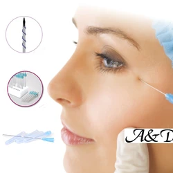 Hot Sell Mesotherapy Facial Lifting Beauty Sterile Absorbable Suture Pdo Thread Lift Tornado Screw  26G/27G  Korea For Skin Care