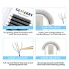 10 pcs/lot GEMERRY 4D W-Shaped Eyelashes Extension 4D Cilios W Automatic Premade Volume Fans Professional Makeup Tools Wholesale 4