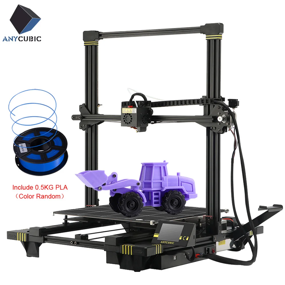 ANYCUBIC Chiron 3d принтер с зажимами огромный объем автоматического выравнивания PLA