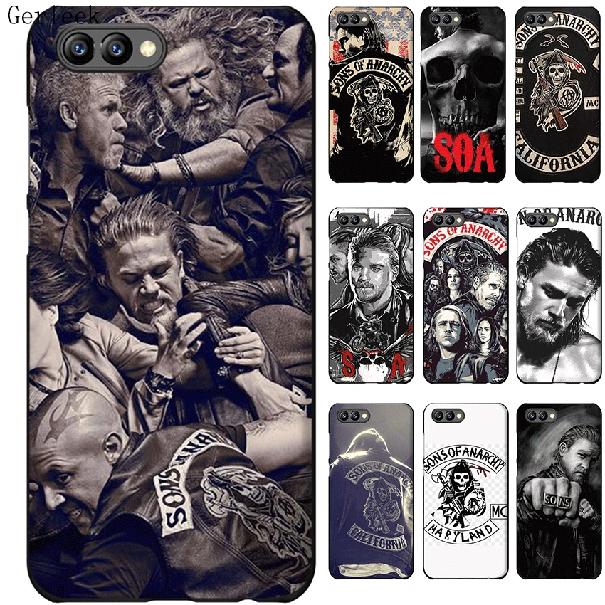 

Mobile Phone Case Tpu For Huawei P30 P20 P10 P8 P9 Pro Lite P Smart Z Plus Cover Sons Of Anarchy