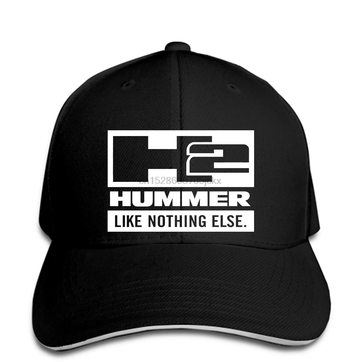 Черная бейсболка H2 Hummer Like Nothing Else Мужская бейсболка S to snapback