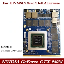 NVIDIA GeForce GTX 980M 8G Ноутбук Графика MXM3.0 подходит для Alienware M17X M18X, EMS/DHL