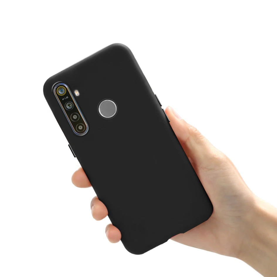 Sleek Matte Soft TPU Silicone Phone Case - Candy Finish, Shock-Absorbent Bumper Design