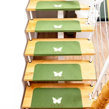 

5pcs Floor Tape Warm Safety Protector Anti Slip Carpet Luminous Mat For Kids Elders Self Adhesive Stair Tread Reusable Staircase