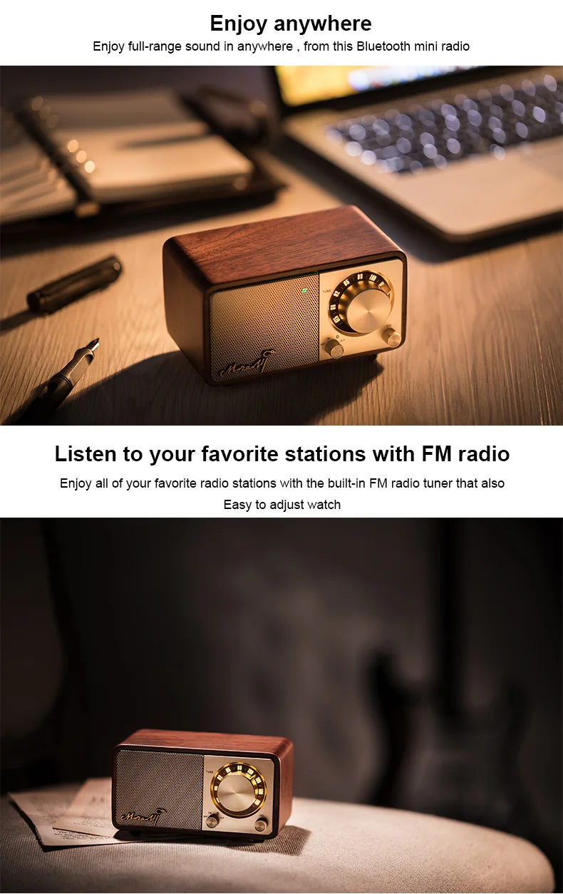 Xiaomi Sangean Mozart портативная bluetooth колонка с fm-радио Портативная колонка с fm-радио bluetooth Беспроводная колонка