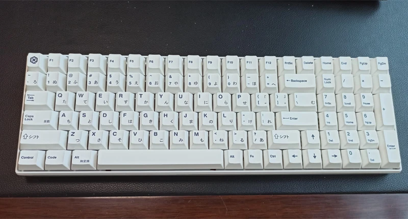 Tema branco minimalista 135 teclas de cereja
