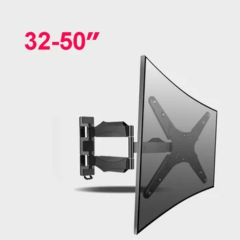 

32-50" Full Rotation Wall TV Mount LCD LED Bracket Monitor Holder Lengthen Arm MA4260-1