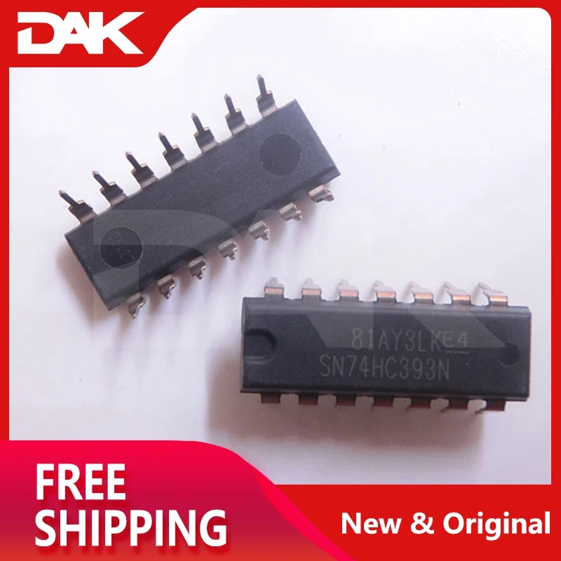 10 шт. SN74HC393N DIP DUAL Core 4-BIT двоичные счетчики микросхема DIP14