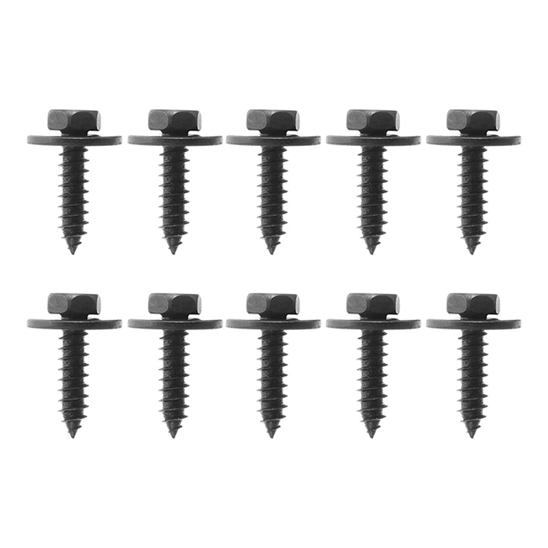 20pcs Steel Chassis Engine Guard Metal Nut/Screw Washers U-shape Clip Accessories Fit for BMW