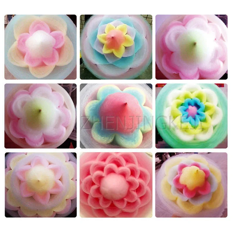 Commercial Nonstick Pan Stainless Steel 12V Gas Popcorn Cotton Candy Machine Snack Bar Fully Automatic Combination Appliances 6