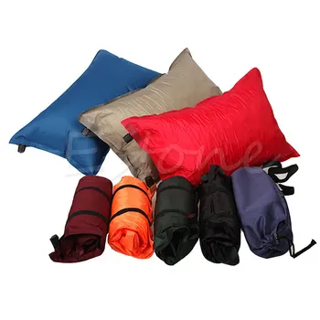 

Automatic Inflatable Pillow Camping Travel Hiking Neck Support Air Cushion Hot