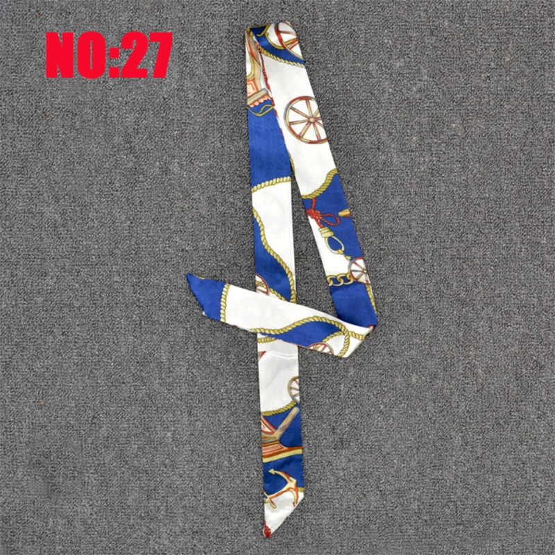 number 27 Shsby дамы цветок ткань, ремешки для часов для женщин шелковый шарф для девочек Головные уборы украшения сумок плетенном браслете ручки для сумки из натуральной кожи № 3 - Цвет ремешка: number 27