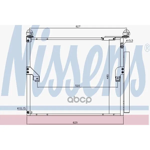 Конденсер С Осушителем Toyota Land Cruiser Prado 150 4.0 V6 8/09- 940508 Nissens арт. 940508