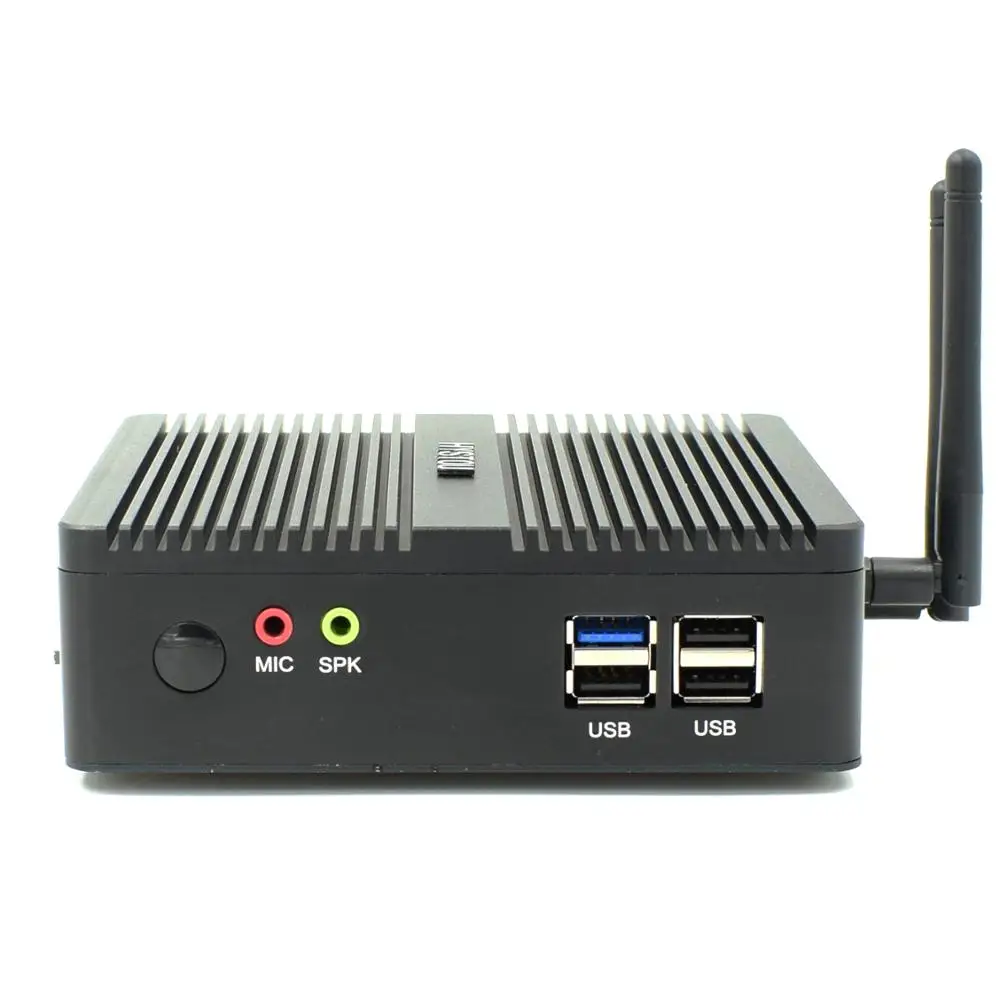 Intel Celer quad core J1900 безвентиляторный мини ПК Windows 10 2 LAN промышленный ПК pfsense сервер маршрутизатора компьютерная сеть