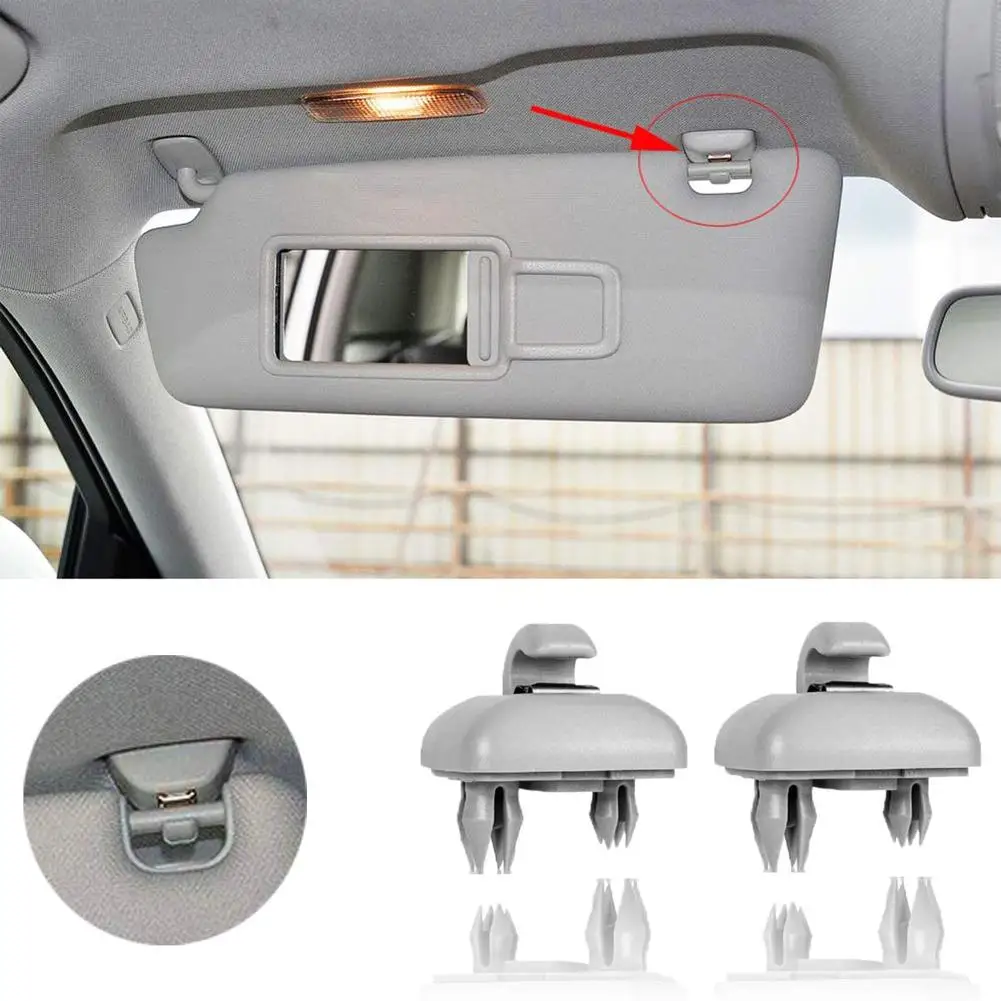 1 шт./2 шт. для Audi A1 A3 A4 A5 Q3 Q5 S3 S4 S5 TT Allroad 8U0857562A серый интерьер зажим солнцезащитного