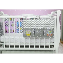 Карман органайзер на детскую кроватку кармашки на кроватку для новорожденных детский органайзер