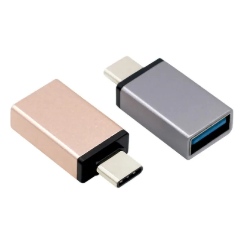 Три цвета usb type C к USB 3,0 адаптер маленький компактный OTG высокоскоростной type-C U карта памяти