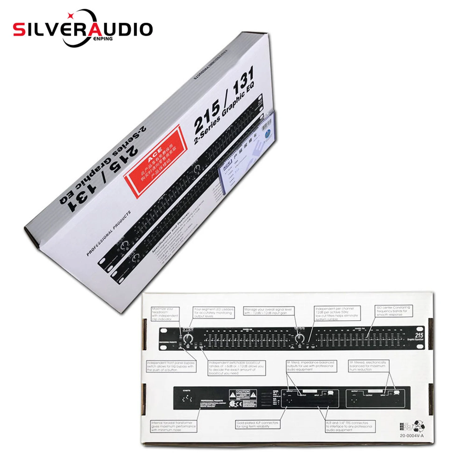 Equalizador de Áudio Profissional Dupla Banda Equalizador Gráfico Potência Equipamento dj Som Equipamentos Gax-215 15 - Image 5