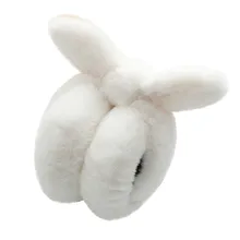 Женские зимние теплые наушники Мужские Женские одноцветные милые плюшевые бабочки Завязывающиеся уши зимние теплые регулируемые наушники