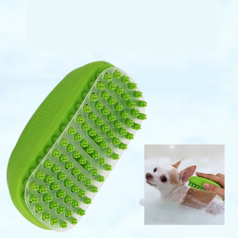3-In-1 Bath Brush,Grooming Brush,Massager,Grooming Brush  - Dog Deshedding Brush Gently Removes Loose Hair The Best Gift (2)