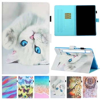 

for Samsung Galaxy Tab S7 Case, Cute PU Leather Tablet Cover Protective Case for Samsung Galaxy Tab S7 SM-T870 T875 T876B (11")