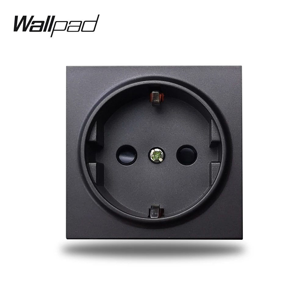 Настенная электрическая розетка Wallpad S6 EU Schuko модульная самодельная Свободная