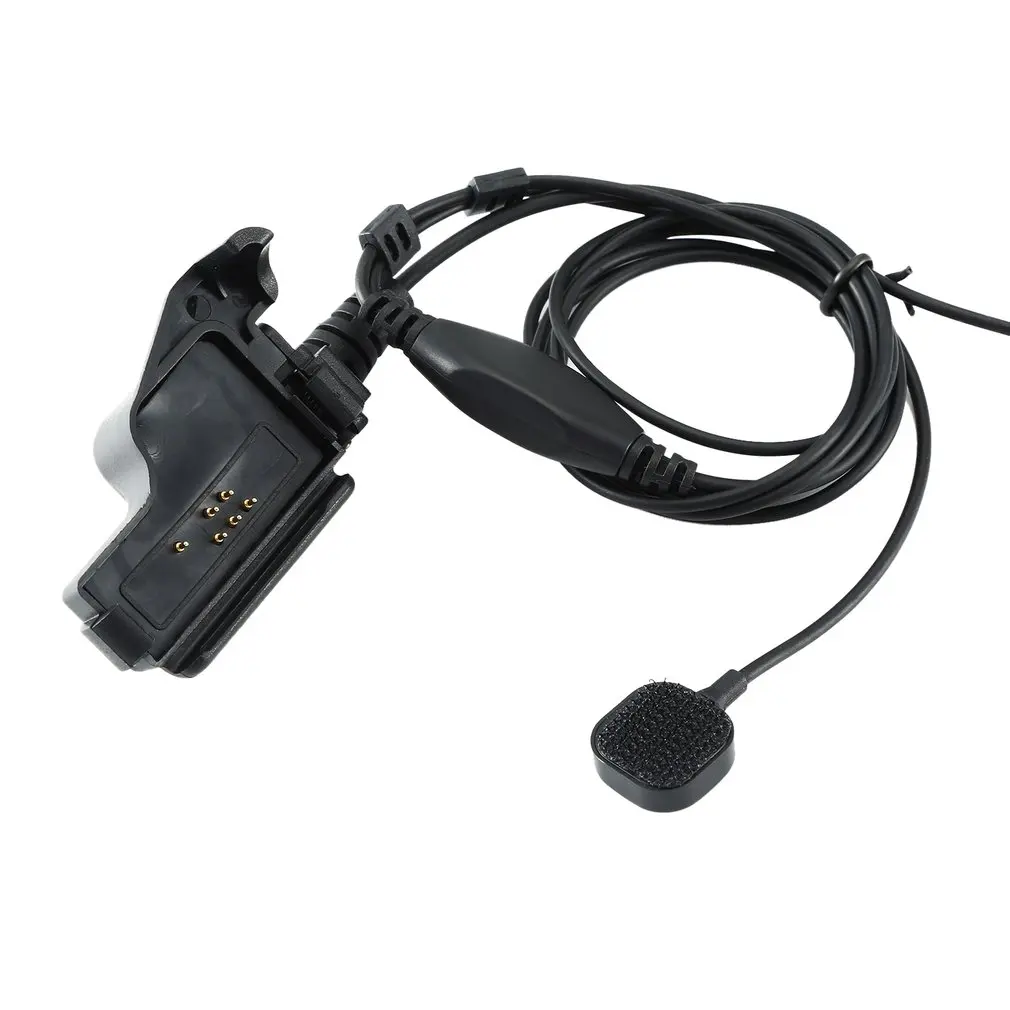 For Motorola HT1000 Walkie talkie Headset Throat Mic Vacuum Sound Transmission CS Headset Extendable Throat Microphone