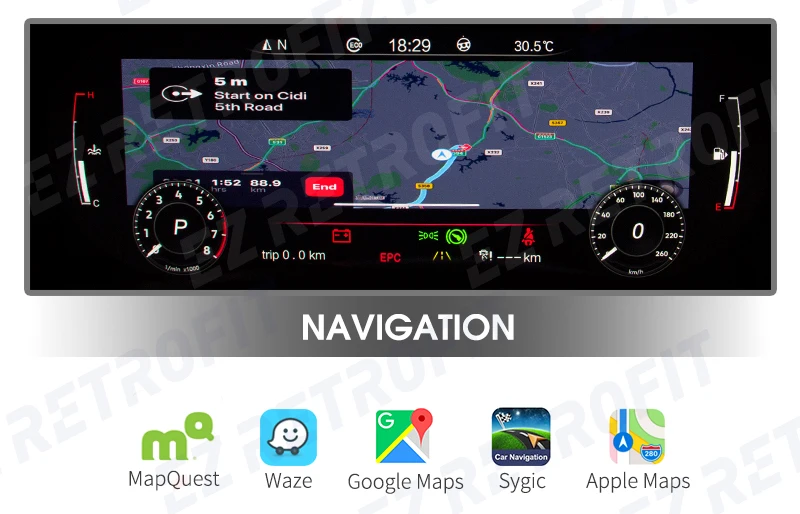 VW CC Digital Cockpit Cluster