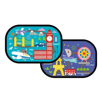 

Universal Car Sun Shade Cartoon Children Electrostatic Adsorption Sunshade Cover