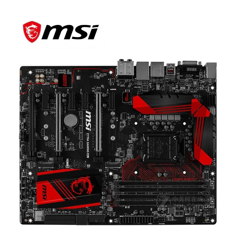 Для MSI Z170A игровая материнская плата M5 LGA 1151 DDR4 для Intel Z170 Z170M настольная SATA III USB3.0 PCI-E