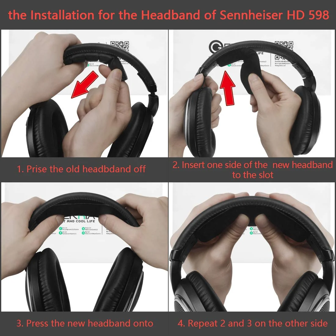 Replacement Headband Cushion Pad Repair 