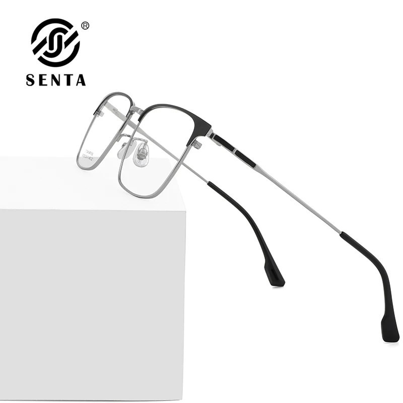 Оправа для очков Senta Мужская Ультралегкая титановая квадратные сгибаемые очки