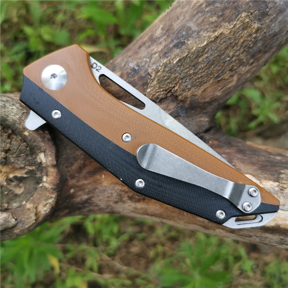G10 D2 многофункциональный нож EDC Mini Express Box Инструмент Мини ножи хорошо подходят для