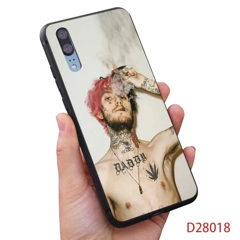 Мягкий силиконовый чехол для телефона huawei honor 9x pro 8x10 20 10 lite 20 pro Rap Singer Lil Peep hellboy Life Cry Baby - Цвет: D28018