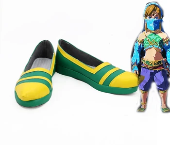 

The Legend of Zelda Breath of the Wild link cosplay shoes Boots Custom Made Halloween Carnival Euro size