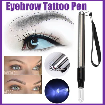 

Professional Microblading Manual Pen with LED Light Tattoo Hand Tools for Eyebrow Embroidery Permanent Makeup Accessories Supply