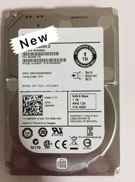 7 К 1 ТБ SAS ST91000640SS RD630/640/650 гарантируйте новый в оригинальной коробке. Обещано отправить в течение 24 часов