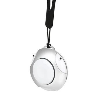 

EAS-Wearable Air Purifier, Personal Necklace Air Freshener, Portable USB Rechargeable Negative Ion Generator Low Noise