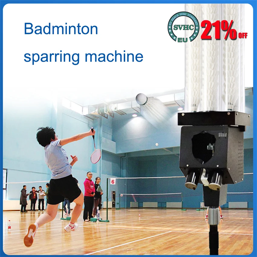 Au badminton, le club est équipé d'un lanceur de volant