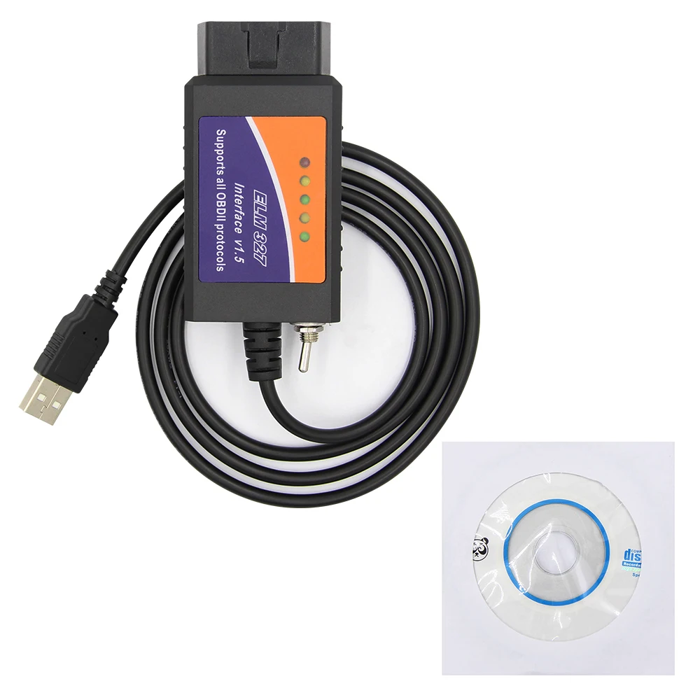 Диагностический сканер elm327 V1.5 USB PIC18F25K80 CH340 forFord forscan Elmconfig obd2 сканер elm327 usb 1,5 HS CAN/ms CAN Switch