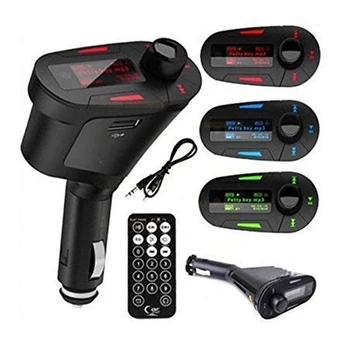 

Car Kit MP3 Player USB/SD/Card Reader With a support of FM channels Car MP3 wirelessWireless FM Transmitter Modulator with