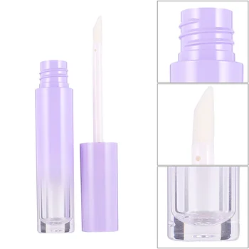 

10pcs Portable Lip Glaze Tubes (No. 39 Gradient Purple Lip Gloss)