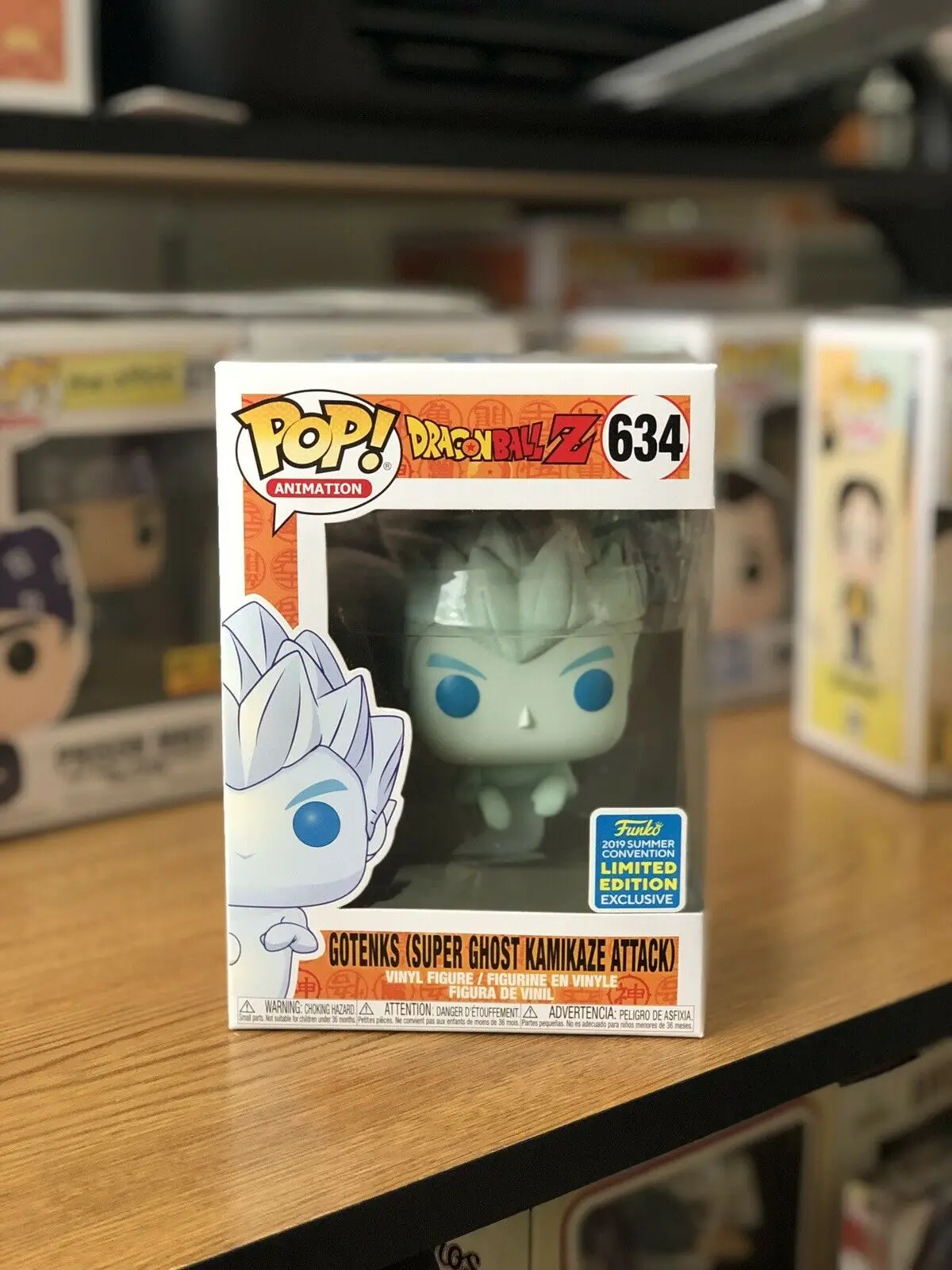 

2019 SDCC Exclusive Funko pop Official Dragon Ball Z - Gotenks as Ghost Kamikaze Vinyl Figure Collectible Model Toy In Box