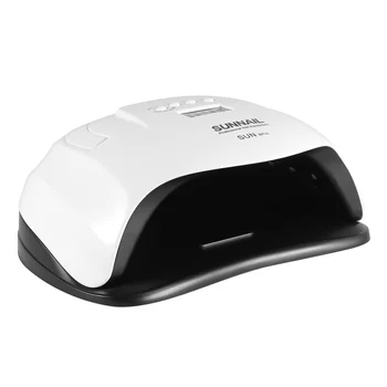 

UV LED Nail Lamp Gel Polish Curing Timer Acrylic Polish Lamp Machine Professional for Nail Salon Home Use with US Plug (White)