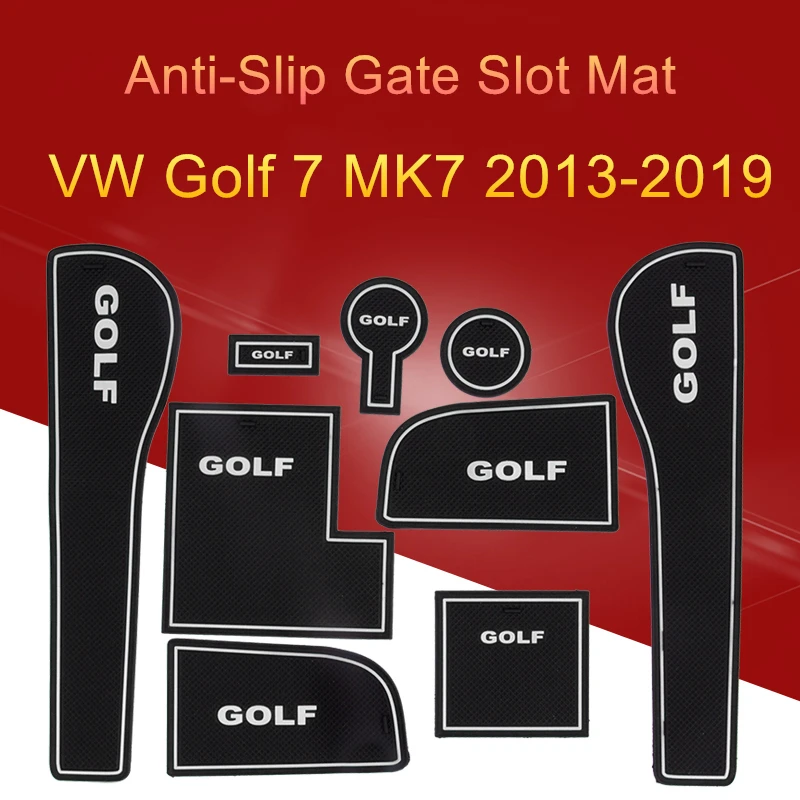 Противоскользящая фотовспышка для VW Golf 7 MK7 2013-2016 2017 2018 2019 резиновый слот ворот