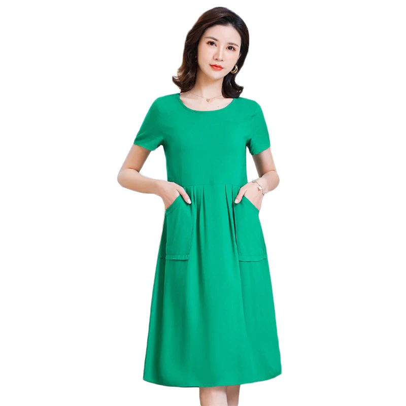 pink and green dress plus size