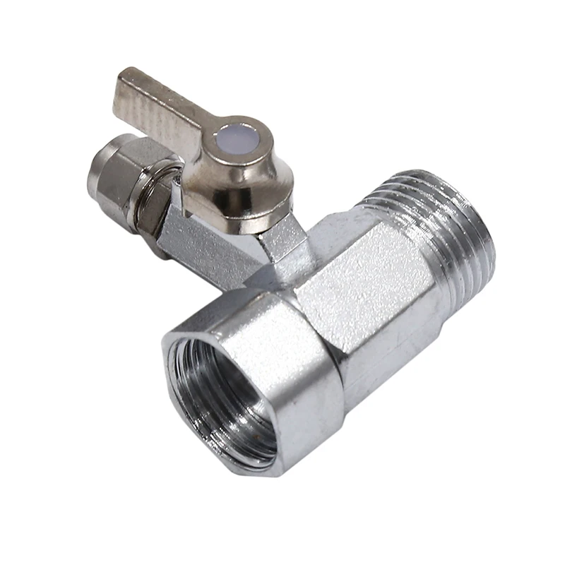 3 Way Diverter Hose Faucet Connector Fitting T Shape Adapter For Shower Arm Bathroom Toilet Water Purifier Accessories | Дом и сад